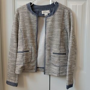 Cute  Blazer - chambray and tweed